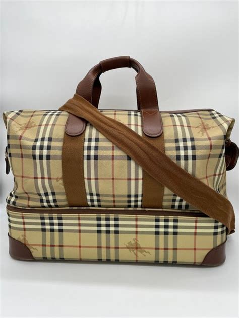 borse burberry pelle tre colori prezzi|Borse da viaggio Burberry in Pelle Multicolore .